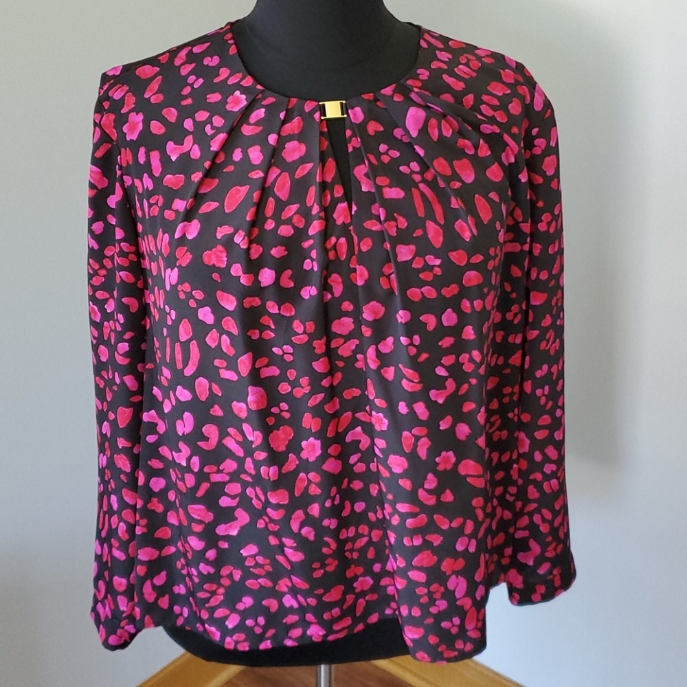 Black & Red Jones New York Blouse